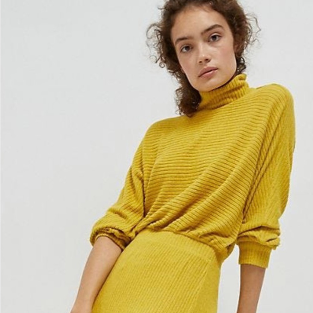 Anthropologie Saturday/Sunday Mariah Ribbed Knit Midi Dress (Size L)